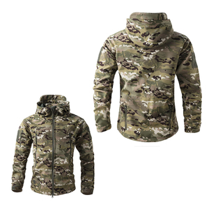 Vestes tactiques d'extérieur pour le camping, la randonnée, la chasse, la pêche, l'escalade, veste cargo tactique pour homme, polaire d'hiver Sharkskin avec OEM - Product Image 6