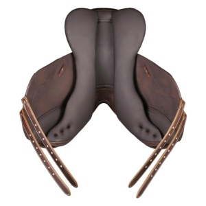Selle internationale véritable selle de dressage en cuir marron pour l'équitation siège souple selle de saut anglais couleurs personnalisables - Product Image 4