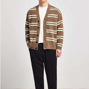 New Design High Quality Custom Made Men's <b>Cardigan</b> <b>Sweaters</b> Knit Knitwear Wool Men's Stylish Knitted <b>Sweater</b> - Product Image 2