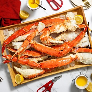 Jambes de crabe rouge surgelées, sélection premium, viande naturellement sucrée, texture tendre et saveur riche - Product Image 4