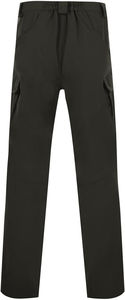 RICSA INTERNATIONAL <b>Men's</b> <b>Black</b> Polyester CE Certified Reflective <b>Work</b> <b>Pants</b> Multiple Pockets Abrasion Resistant Cargo Style Hi - Product Image 4