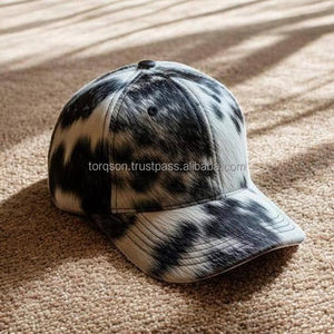 Casquettes unisexes en cuir de vache véritable, chapeaux de cowboy western ajustables, logo personnalisé, vente en gros, nouveau meilleur fabricant - Product Image 3