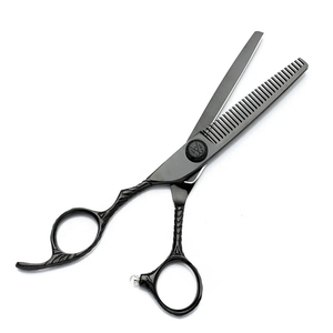 Ciseaux de barbier professionnels en acier inoxydable, nouveau design unique, ciseaux de coupe de cheveux renouvelables, peigne, lame affûtée, outil de beauté - Product Image 1