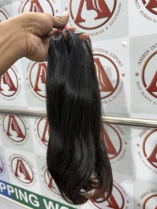 ผมแท้แบบอินเดีย Remy  ปลายผมเต็ม  รับทำโลโก้ตามสั่ง  ต่อผมแบบเป็นมัด  แบบ Double Weft และ Double Drawn สีธรรมชาติ  ผมเวอร์จิ้นแบบเป็นช่อ - Product Image 3