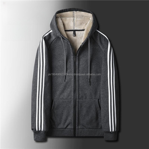 Vêtements de détente les plus vendus Sweat à capuche en cachemire unisexe côtelé Pull en cachemire 100% coton Jogger Hoodies en hiver - Product Image 6