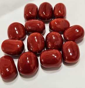 Coral Rojo Natural Italiano en Forma de Cabujón, de Mejor Calidad, Color Sangre, Gema Fina para Joyería, Gema Suelta para la Elaboración de Joyas - Product Image 2