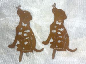 New Arrival Butterfly Silhouette <b>Metal</b> <b>Stake</b> Outdoor Garden Ornament Decor with Personalized Painted Finish for Lawn and Patio - Product Image 4