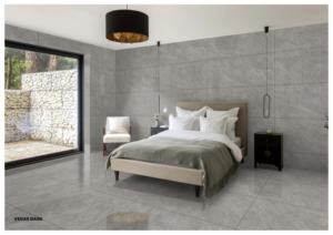 Carrelage en porcelaine brillant de qualité supérieure, grand format 600x1200, surface haute brillance, aspect marbre, architecture moderne - Product Image 2