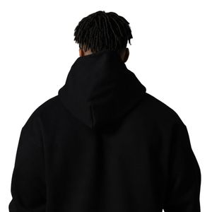 Sweat-shirt à capuche en molleton noir pour homme, avec motif graphique, style streetwear décontracté, à manches longues, pour le sport et l'entraînement - Product Image 5
