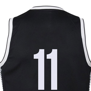Maillots de basket-ball unisexes personnalisés en sublimation, respirants, anti-UV, à séchage rapide, sans manches, 100% polyester, ensembles de haute qualité - Product Image 6