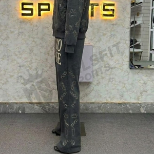 Ensemble de survêtement zippé personnalisé pour homme – Tenue de sport élégante deux pièces légère pour l'entraînement, le jogging et la gym - Product Image 5