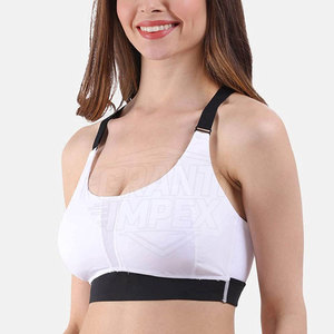 Soutien-gorge de sport pour femme respirant avec logo frontal, taille personnalisée - Ajustement confortable pour la gym, design personnalisable, disponible en stock - Product Image 5
