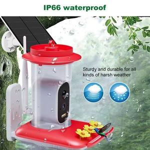 Telecamera per Mangiatoia per Uccelli AI con Visione Notturna, Rilevamento Movimento PIR HD 5MP, Visualizzazione in Tempo Reale, Alimentata a Energia Solare per Giardino Esterno - Product Image 4