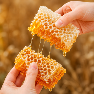 VIETNAM PURE RAW HONEY COMB PREMIUM ORGANIC BEE HARVESTED GOLDEN BEESWAX NATURAL SWEETNESS STRAIGHT FROM VIETNAM/ Ms. Alina - Product Image 2