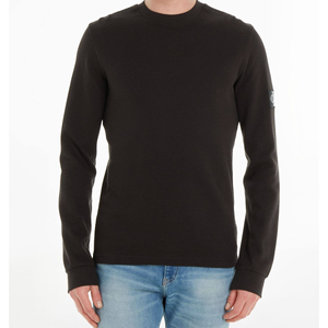 เสื้อยืดแขนยาวผู้ชายทรงคลาสสิกเรียบง่าย ผ้าฝ้าย ทรงปกติ คอกลม แขนยาว ระบายอากาศได้ดี สวมใส่สบายสำหรับทุกวัน - Product Image 4