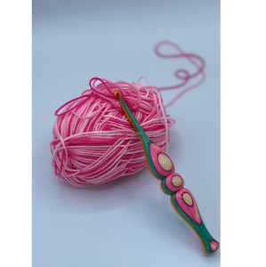 Colorful Resin Crochet <b>Hook</b> | Premium Craft <b>Tool</b> for Yarn Work - Product Image 4