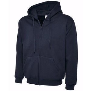 Sudadera con capucha marrón unisex clásica de algodón French Terry con cremallera completa, chaqueta con capucha, ropa de trabajo personalizada, informal - Product Image 3