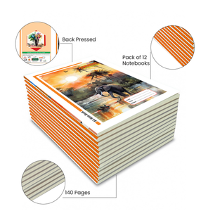 Hawamahal A4 <b>Note</b> <b>Book</b> 144 Pages 60 GSM Wildlife Sunset Cover for School College Gift Writing - Product Image 4