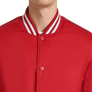 High Quality <b>Leather</b> Sleeves Varsity <b>Jacket</b> with Custom Logo Windproof <b>Jacket</b> for Men with OEM Service - Product Image 3