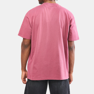T-shirt décontracté pour homme à manches courtes, 100 % coton, col bateau, doux, respirant, séchage rapide, tissu toile, streetwear quotidien - Product Image 2