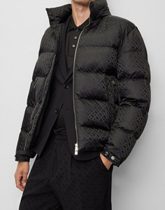Chaqueta de Invierno para Hombre, Estilo Moderno, Transpirable, con Estampado, Talla Grande, Cortavientos, con Cierre, Acolchada, Precio al por Mayor - Product Image 2