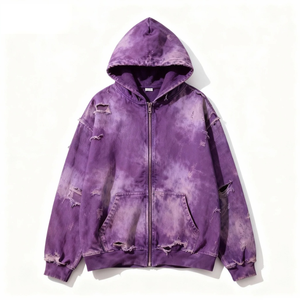 Hoodie Premium 450 GSM Délavé et Vieilli – Impression de Logo Personnalisé, Coupe Oversize, Effet Délavé par le Soleil, Streetwear Urbain pour Marques de Mode - Product Image 2