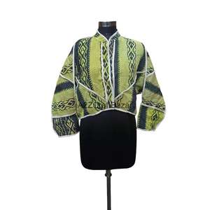 Chaqueta Vintage India Acolchada 100% Algodón Kantha Hecha a Mano para Otoño/Invierno, Cómoda y Transpirable para Mujeres y Niñas - Product Image 1