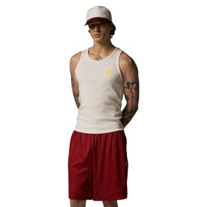 Débardeur côtelé sans manches en coton pour homme, coupe ajustée, couleur unie, pour l'été, sous-vêtement décontracté, vente en gros OEM - Product Image 6