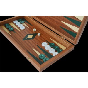 Juego de Backgammon de Madera de Lujo, Juego de Mesa Plegable Vintage con Incrustaciones, Juego de Backgammon y Ajedrez de Viaje, Juguetes Clásicos de Madera - Product Image 2