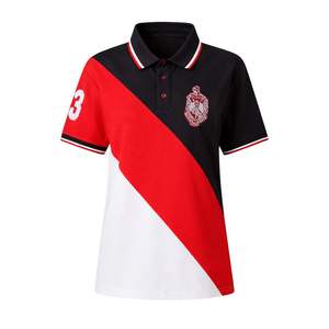 Polo noir premium Delta Sigma Theta pour femme – Coupe confortable, haute qualité, vêtement décontracté de la sororité grecque - Product Image 4