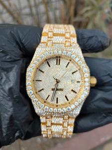 Reloj de Lujo para Hombre con Cristales de Zirconia, Acero Inoxidable, Movimiento Mecánico, Esfera de Cristal, para Negocios y Moda - Product Image 5