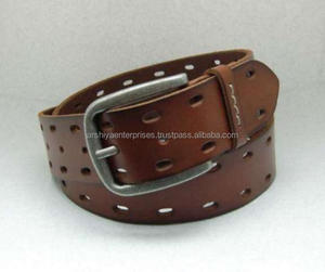 Nuevos cinturones de cuero genuino Unisex de lujo hechos a mano de alta calidad logotipo personalizado cinturones de cuero Real con estilo único - Product Image 2