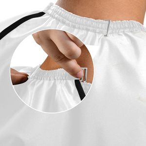 HYSAF APPARELS CO Capa de Peluquería de Poliéster Impermeable y Cómoda con Estampado Personalizado, 160*140cm, Botones a Presión, Capas Ajustables - Product Image 4