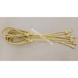 Cordon en fil de cuivre blanc de qualité supérieure, entouré d'un cordon en coton blanc, fait main, pour porte-écharpe ou sangle d'épaule, avec sifflet intégré. - Product Image 6