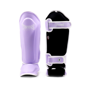 Protège-tibias professionnels de qualité supérieure en cuir de vachette véritable pour jumeaux, équipement de protection, logo personnalisé, entraînement arts martiaux - Product Image 4