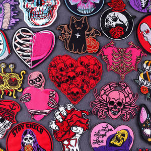 Wholesale Fabric Embroidery Patch <b>Iron</b> <b>On</b> Embroidered Badge Patches for Clothing Hats Bags Backpack Washable Heat <b>Transfer</b> - Product Image 1