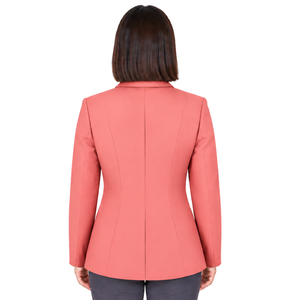 <b>Coral</b> Pink Equestrian <b>Jacket</b> for Women Tailored Riding Blazer Elegant Horse Riding Competition Coat Custom Wholesale Equestrian - Product Image 2