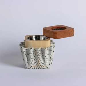 Dantelle Rectángulo Seguro Mobkhar de Resina y Madera de Acacia Hecho a Mano Elegante Soporte para Varillas de Incienso Fragancia Religiosa para el Hogar - Product Image 1