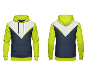 Sweat à capuche polaire personnalisé par sublimation pour l'hiver – Tenue d'équipe sur mesure, respirante, service OEM, color block, pour hommes, femmes et jeunes - Product Image 4
