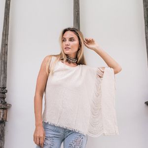 Top Bohemio Asimétrico para Mujer, Camiseta Oversize de Algodón Crudo, Blusa Bohemia, Camisa Orgánica para Descanso, Atuendo para Yoga y Meditación - Product Image 2
