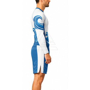 Conjunto Premium de Rashguard y Pantalones Cortos para MMA, Ropa Deportiva de Diseño Personalizado con Tela Flexible para Entrenamiento, Gimnasio y Actividades Físicas - Product Image 5