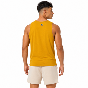 Modern casual design combines smooth fabric and Man Tank Top with steady comfort for <b>running</b> workouts plus sports practice - Product Image 3