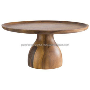 Soporte Giratorio para Pasteles de Boda, Ecológico, de Madera, de la Marca Idealkitchen, Plato Giratorio para Decoración de Pasteles de Cumpleaños - Product Image 4