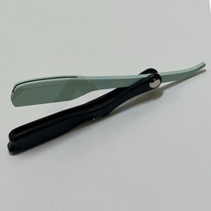 Rasoir droit professionnel de barbier en acier inoxydable à lame simple, non jetable, pour la coupe de barbe et de cheveux – Meilleure vente - Product Image 2