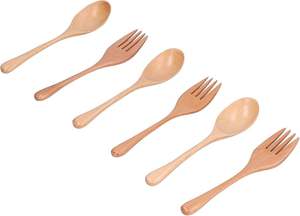 Tenedor de madera ecológico para el hogar y el jardín, utensilios de mesa para fiestas, al mejor precio, precio al por mayor, tenedor de madera personalizado - Product Image 3