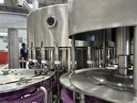 AIM TECHNOLOGIES Machine de remplissage de boissons en PET automatique, électrique, contrôlée par PLC, haute précision, 150 bouteilles/minute, capacité de 200 ml