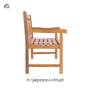 ม้านั่งไม้สักคุณภาพสูง ทนทาน ขนาดใหญ่ แข็งแรง เป็นมิตรกับสิ่งแวดล้อม กันน้ำ สำหรับ 2 ที่นั่ง เฟอร์นิเจอร์กลางแจ้ง ดีไซน์ทันสมัย - Product Image 6