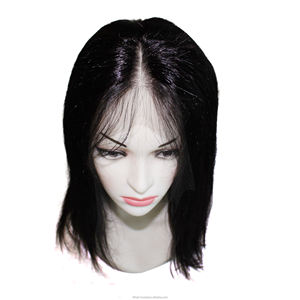 Perruques sans colle en cheveux humains vietnamiens et péruviens, avec closure en T, perruque HD Lace noire naturelle pour femmes, en cheveux humains tissés - Product Image 3