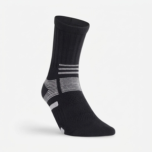 Men's <b>Black</b> <b>Ankle</b> <b>Socks</b> Striped Breathable Knitted Sports <b>Socks</b> Summer Wear - Product Image 4