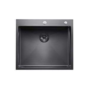 Lavello da Cucina da 25 Pollici in Acciaio Inossidabile 304, Workstation con Montaggio Superiore, Vasca Singola a Incasso Stile Farmhouse, Accessori Inclusi - Product Image 1